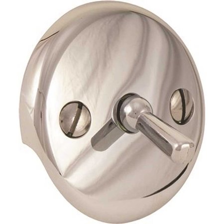 PROPLUS Bath Drain W/ Trip Lever Face Plate in Brushed Nickel .173106